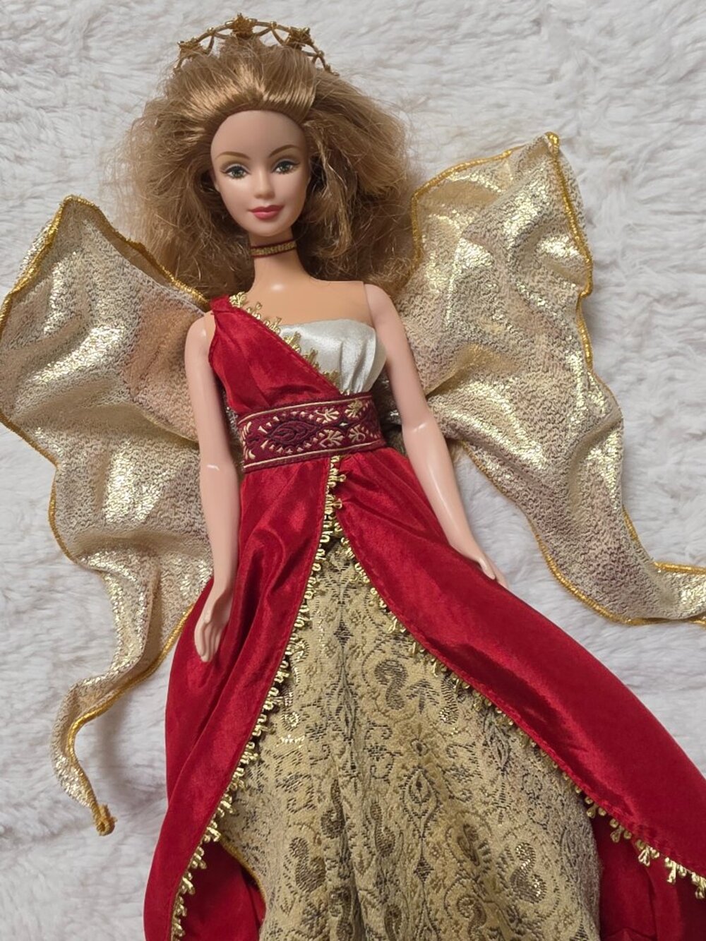 Vintage 2000 Holiday Angel Barbie Doll #2 Mattel 29769 Loose